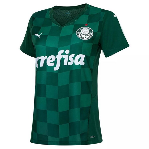 Camiseta Palmeiras Primera Equipación Mujer 2021-2022 Verde